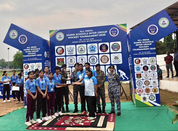 SS Ghorakhal finished as Runner Up in All India Sainik Schools Inter Group Hockey Tournament